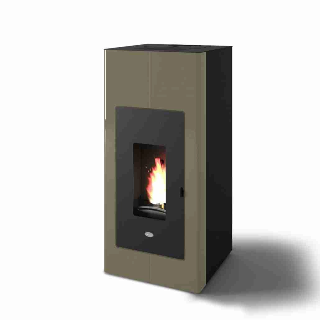 Termoșeminee - TERMOSEMINEU PE PELETI ILARIA 17.5KW - TORTORA