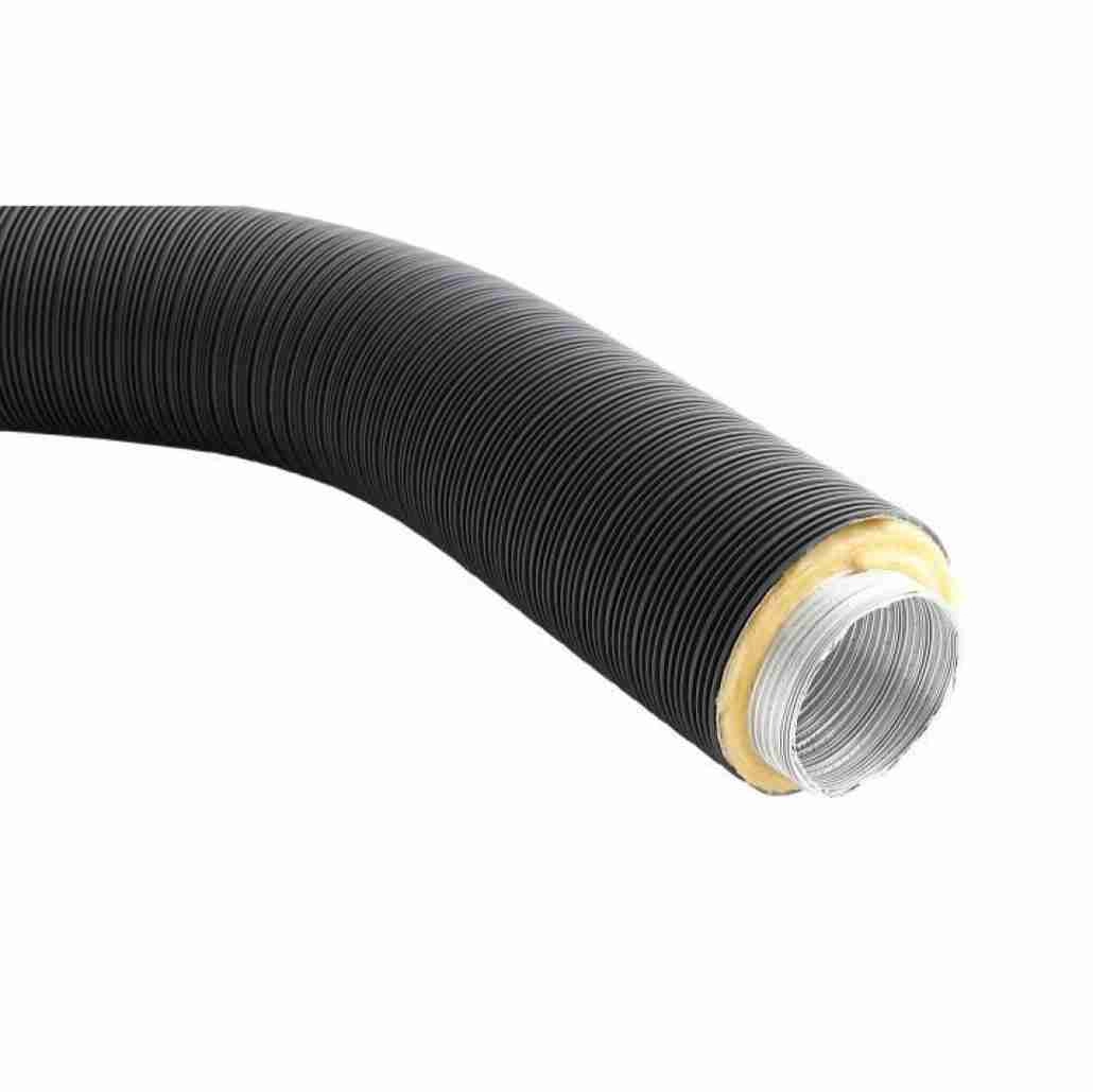 Admisii de aer - Tub admisie izolat NEGRU fi 125 - 75cm