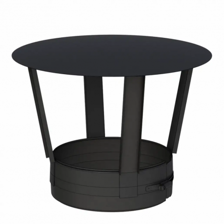 Elemente coșuri de fum - Palarie simpla - DW Black FI200