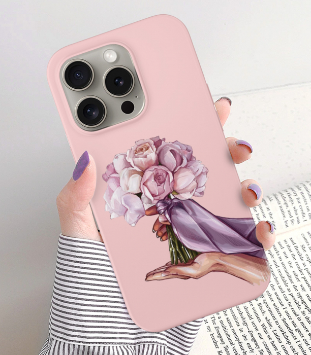Husa Pink Flowers [1]