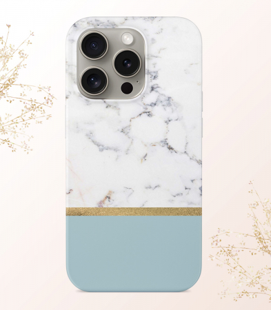 Marble - Husa Blue Gold