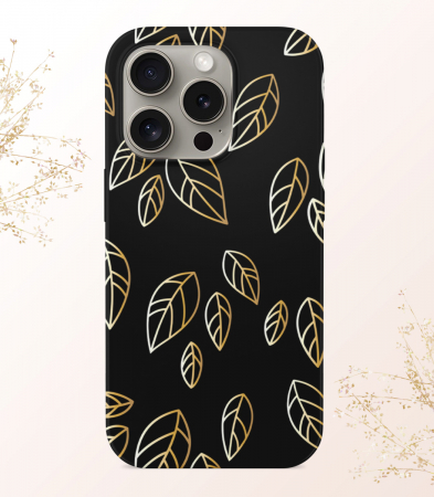 Fancy - Husa Metallic Leaves