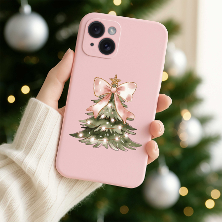 Craciun - Husa Pink Tree