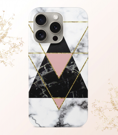 Marble - Husa Pink Triangle