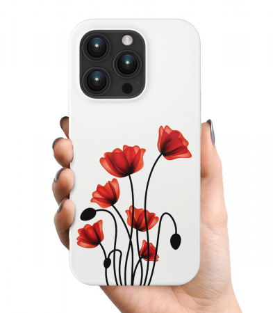 Floral - Husa Red Poppy
