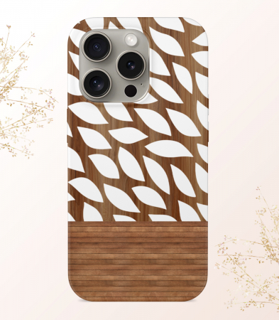 Boho - Husa White Leaves