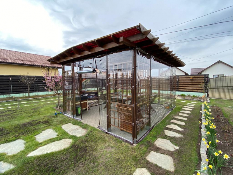 Foisor - inchidere foisor cu Cristal Flex® 1