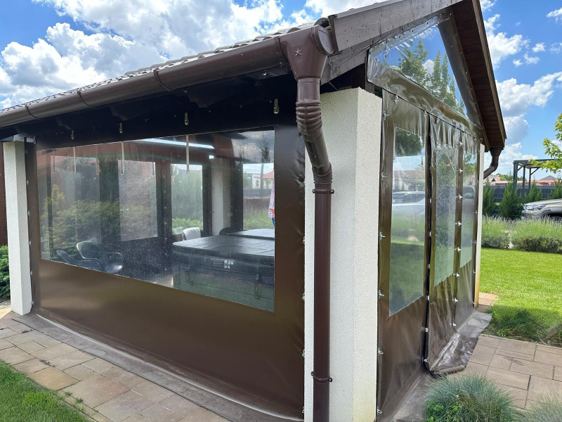 Inchidere foisor cu folie transparenta Cristal Flex® 3