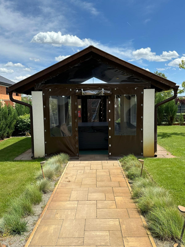 Inchidere foisor cu folie transparenta Cristal Flex® 1