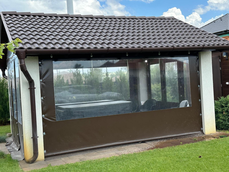 Inchidere foisor cu folie transparenta Cristal Flex® 2