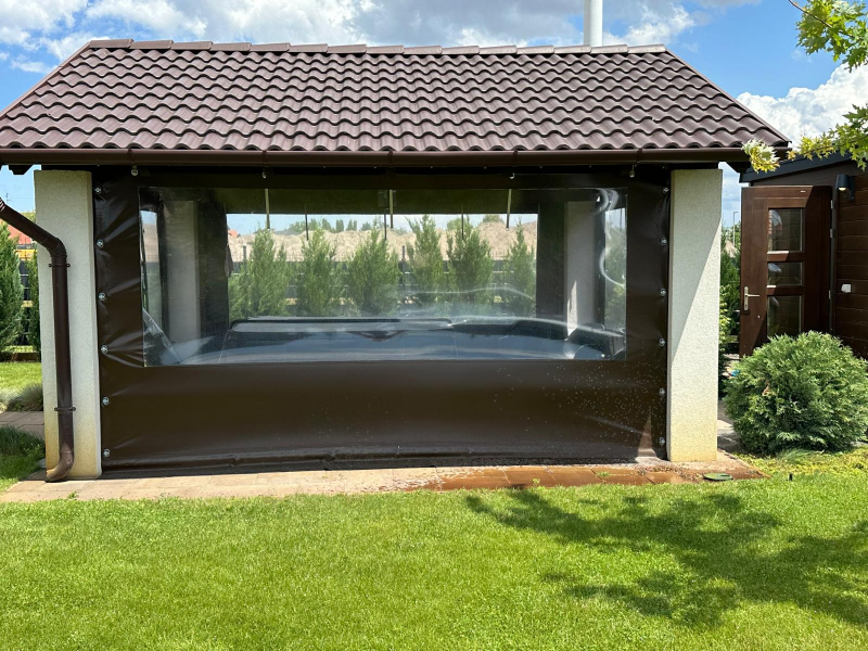 Inchidere foisor cu folie transparenta Cristal Flex® 4