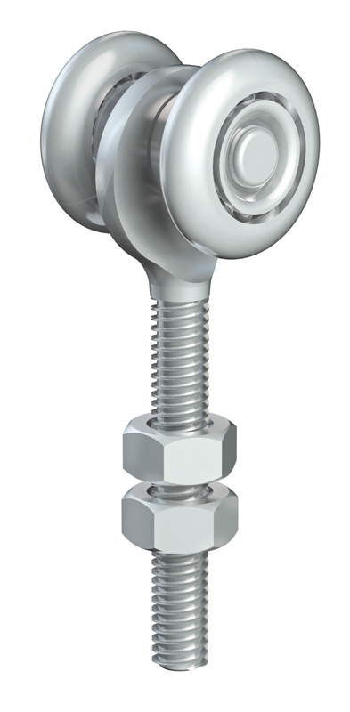 Carucior cu rulment pentru culisare , 24 mm surub [1]