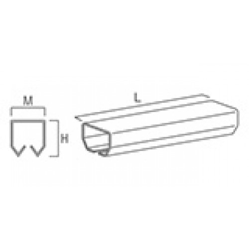 Sina pentru culisare 24 mm, bara de 4 m lungime - ECO [4]