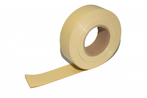 Banda Intaritoare / Tiv - Banda 5 cm x 30 m de intarire margini pentru Folie PVC transparenta,  - CREM