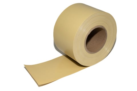 Banda Intaritoare / Tiv - Banda 10 cm x 30 m de intarire margini pentru Folie PVC transparenta - CREM