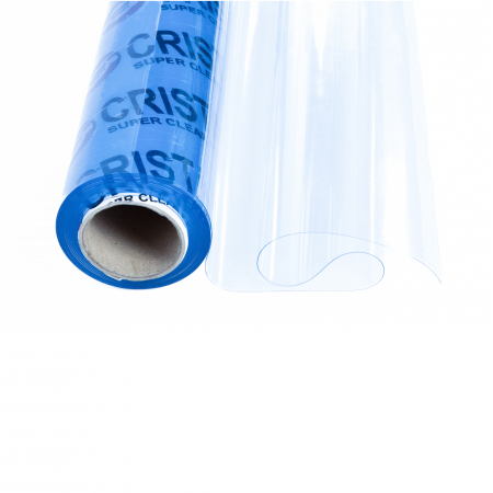 Teraszlezáró fólia Cristal Flex® 800 - Cristal Flex® átlátszó PVC teraszfólia, teraszok, erkélyek és pavilonok lezárásához és védelméhez – vastagság: 0,8 mm – 2,40 m x 15 m