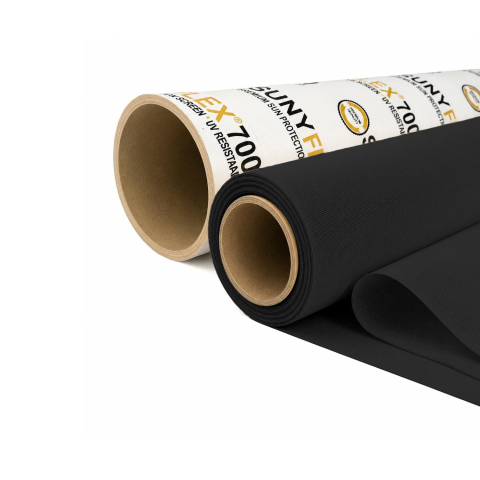  Țesături protecție solară - Screen protecție solară terasă – SunyFlex® 3,0 × 30 m Negru