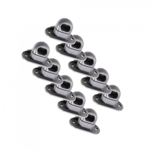 Bride / Butoni - Set 10 bucati Brida rotativa, GRI, 42 x 22 mm