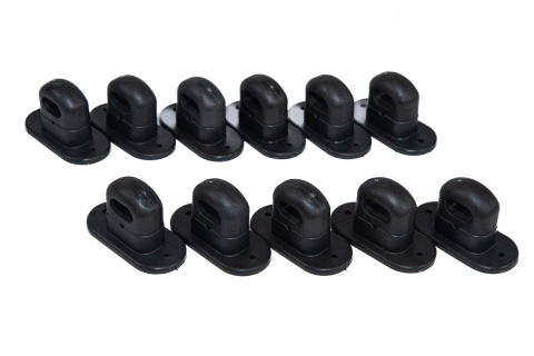 10 darabos készlet – Forgatható rögzítő (barna), 42 x 22 mm [1]