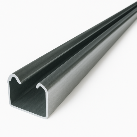 Sistem culisare prelata D15 - Sina pentru culisare 15 mm, bara de 2 m lungime