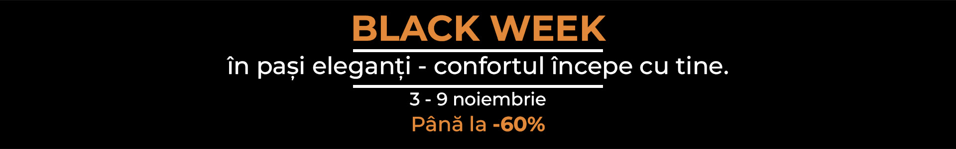 Black Week Meniu