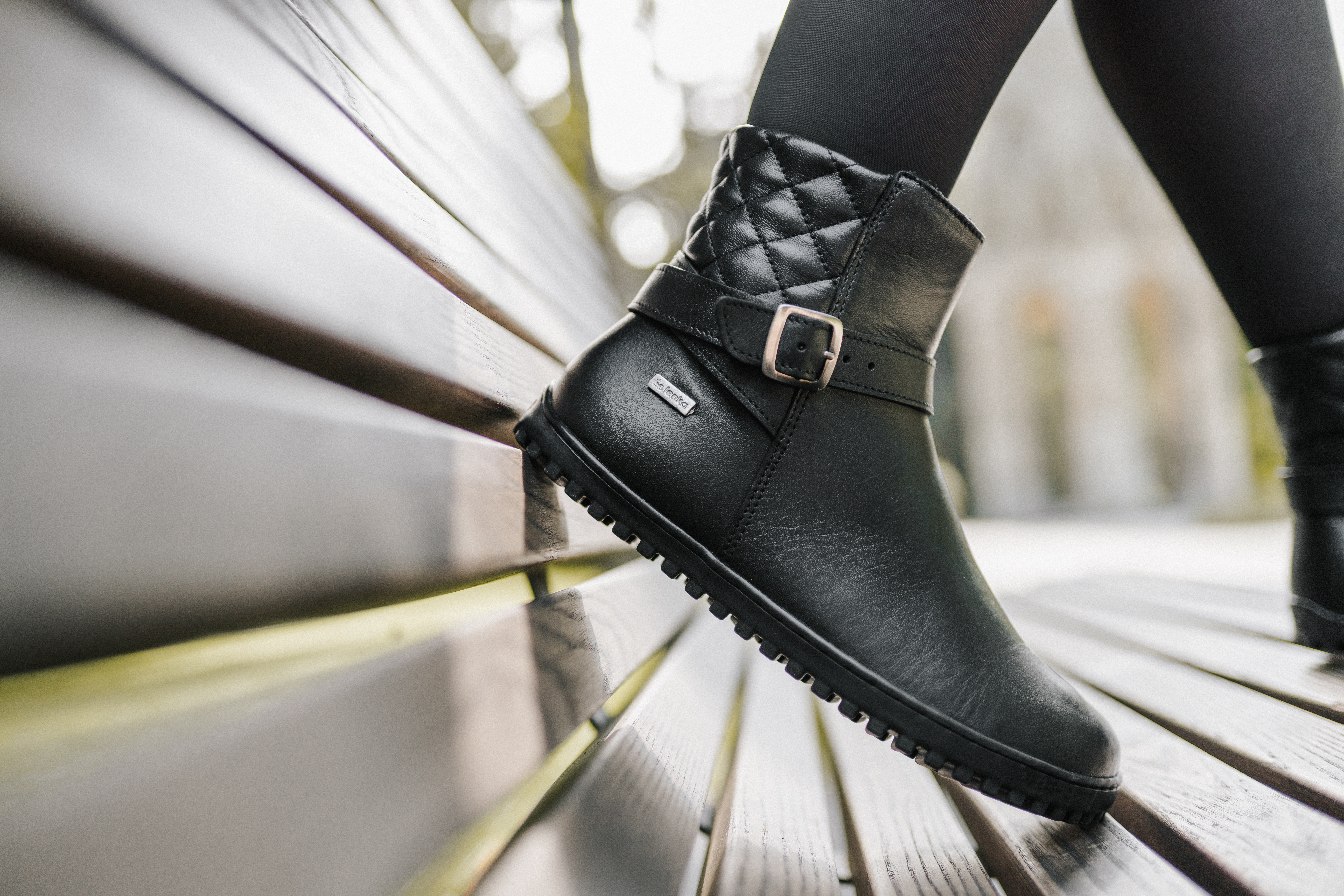 Ghete barefoot BE LENKA DIVA - Negru [7]