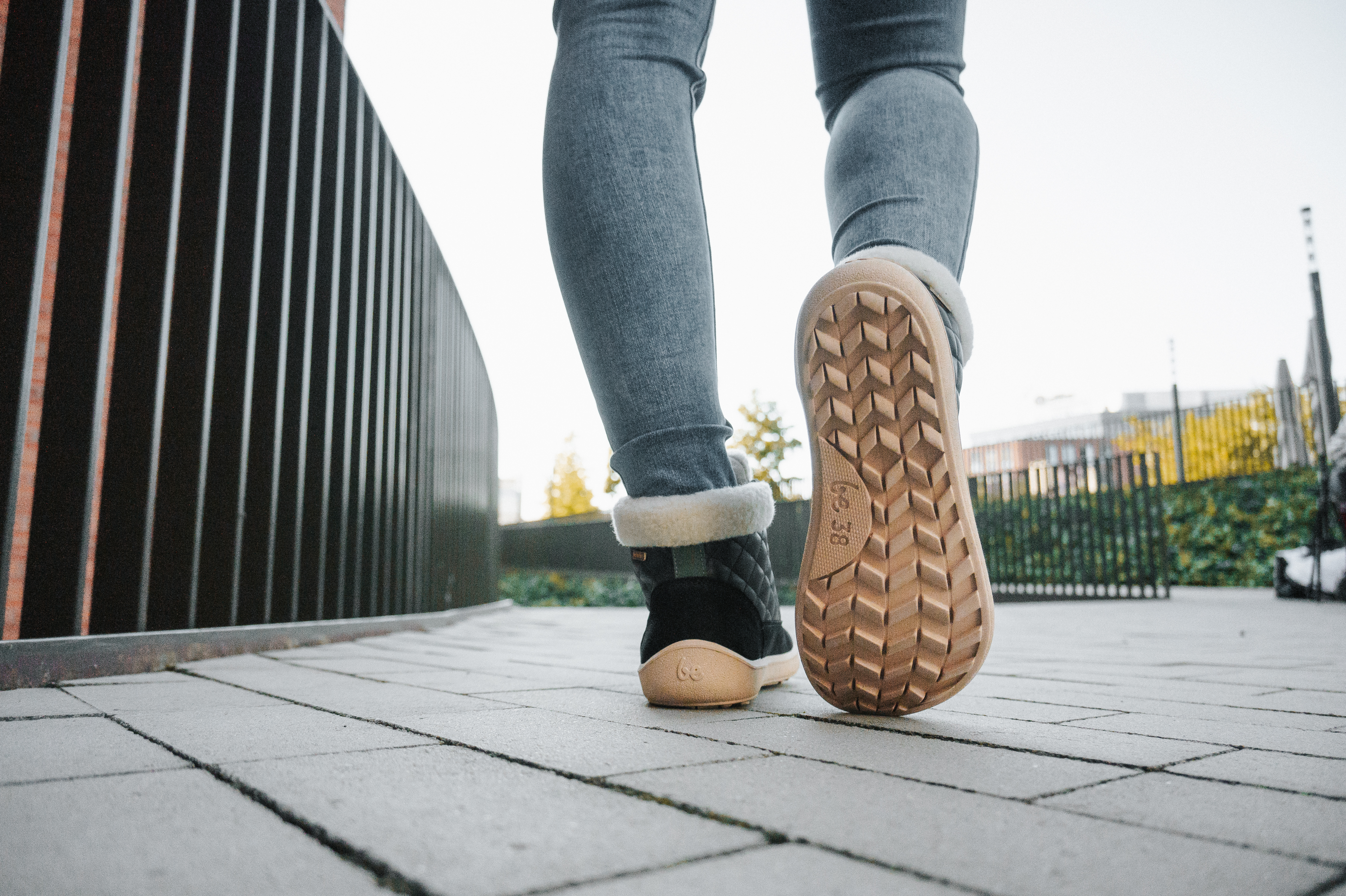 Ghete barefoot iarnă BE LENKA OLIVIA - Negru & verde închis [2]