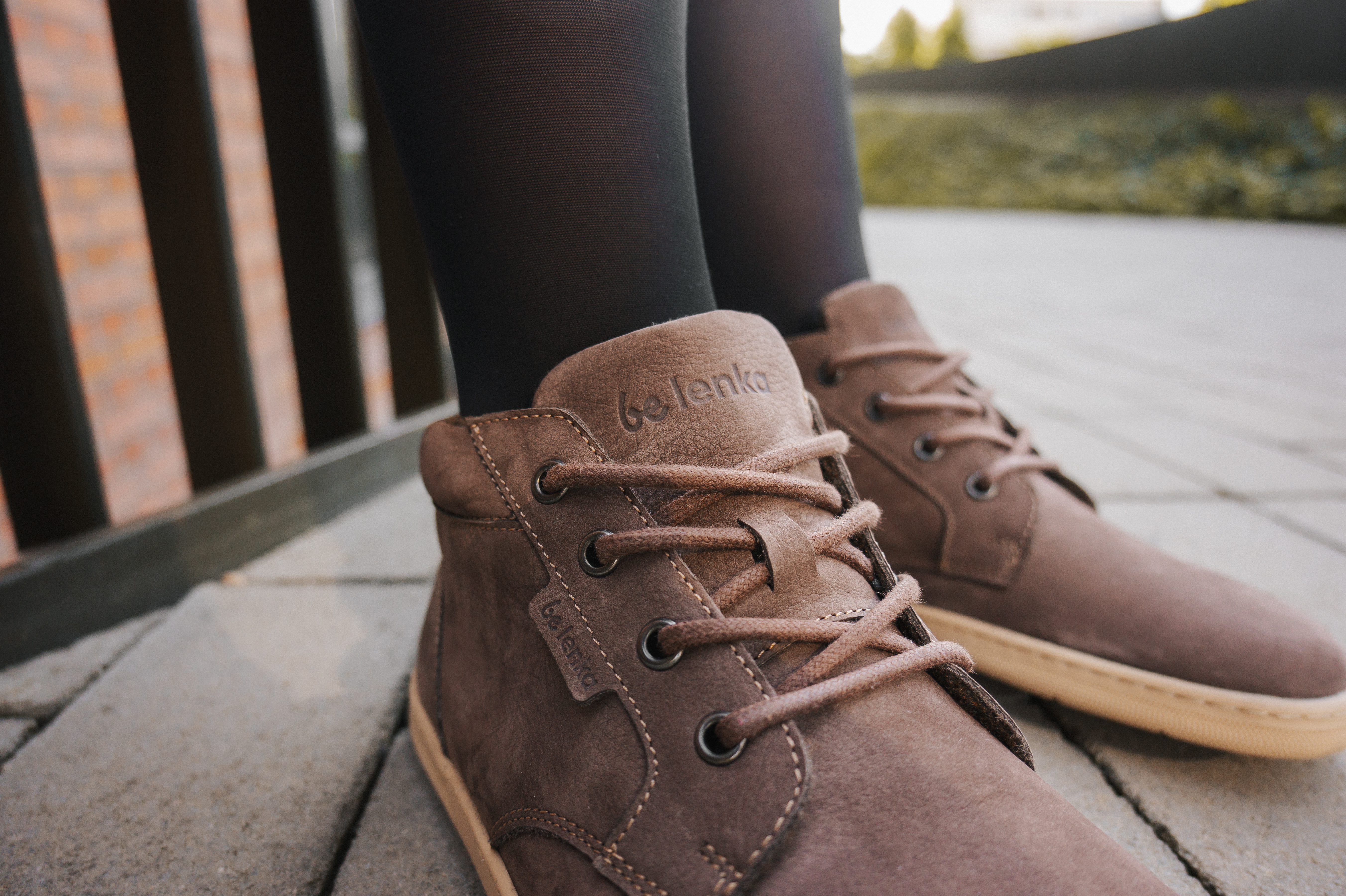 Pantofi barefoot BE LENKA SYNERGY Fleece - Maro & Bej [5]