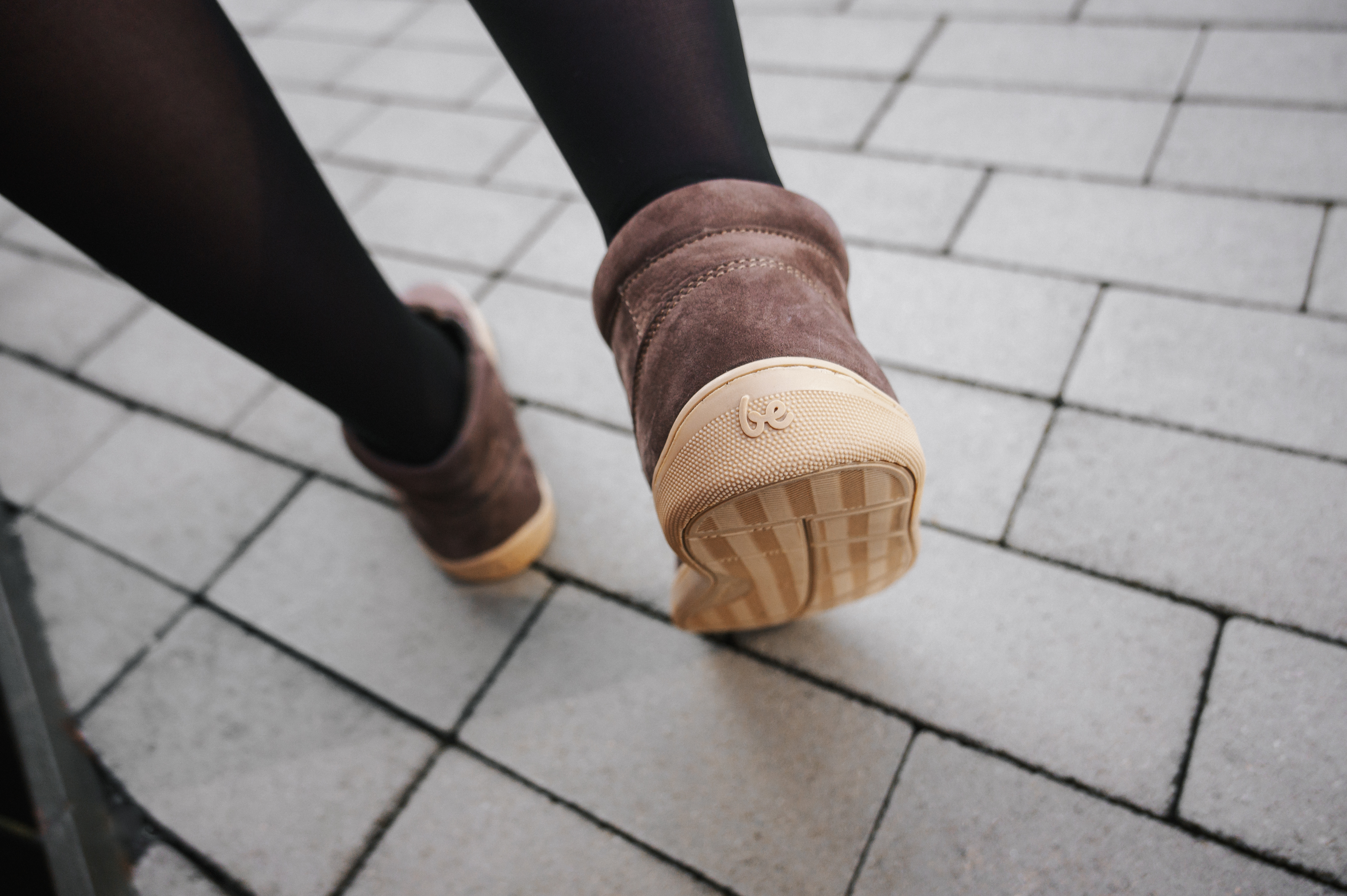 Pantofi barefoot BE LENKA SYNERGY Fleece - Maro & Bej [8]