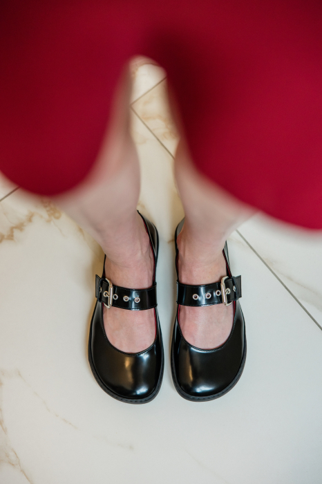 Balerini barefoot SHAPEN Mary Jane Coco - Negru [13]