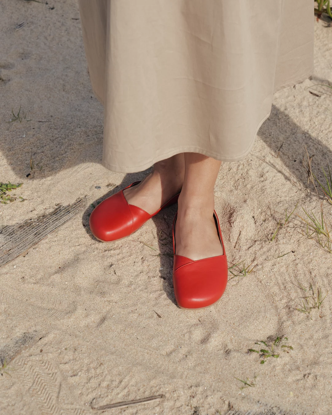 Balerini barefoot SHAPEN Peony 2.0 - Roșu [13]