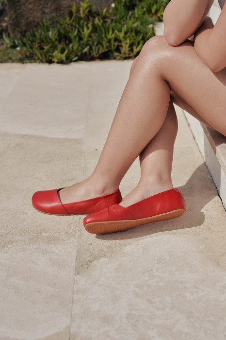 Balerini barefoot SHAPEN Peony 2.0 - Roșu [2]