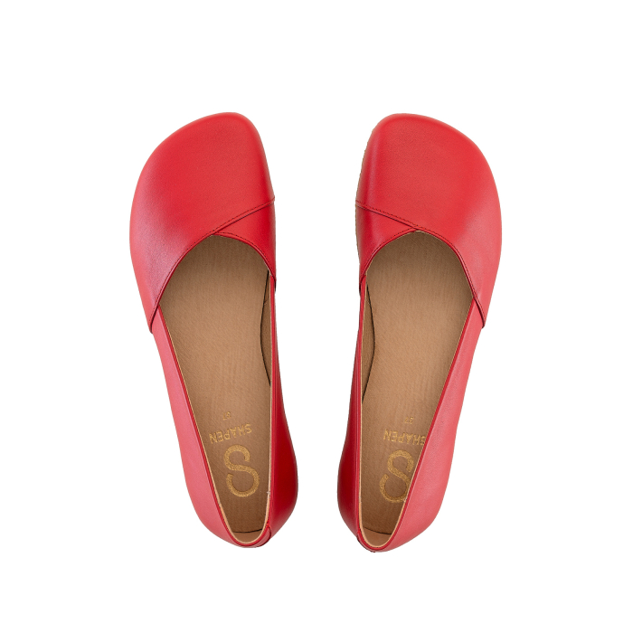 Balerini barefoot SHAPEN Peony 2.0 - Roșu [5]