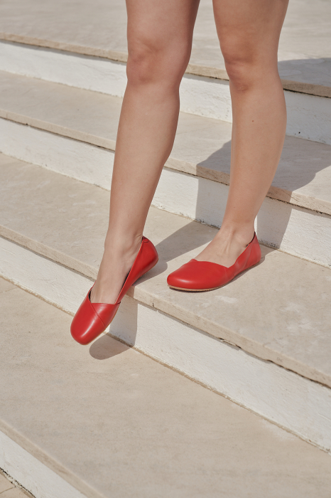 Balerini barefoot SHAPEN Peony 2.0 - Roșu [9]