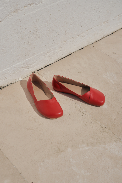 Balerini barefoot SHAPEN Peony 2.0 - Roșu [11]
