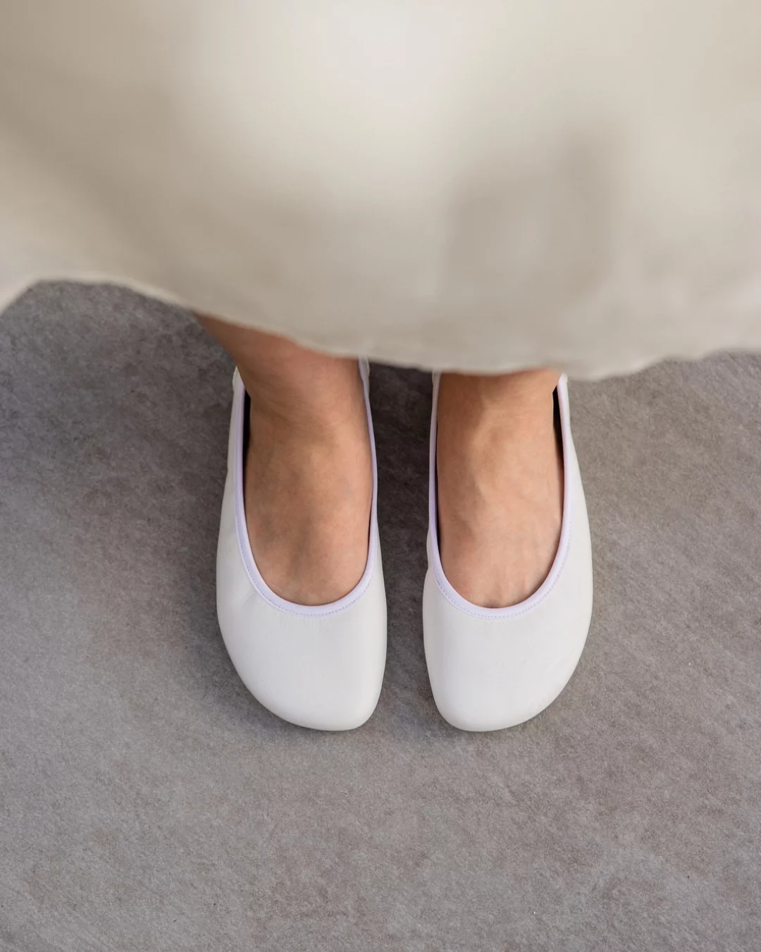 Balerini barefoot SHAPEN Tulip 3.0 - Alb [2]