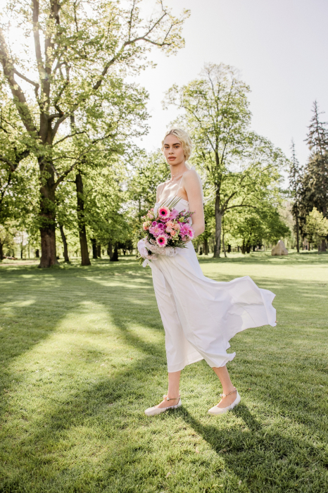 Balerini barefoot SHAPEN Tulip 3.0 - Alb [6]