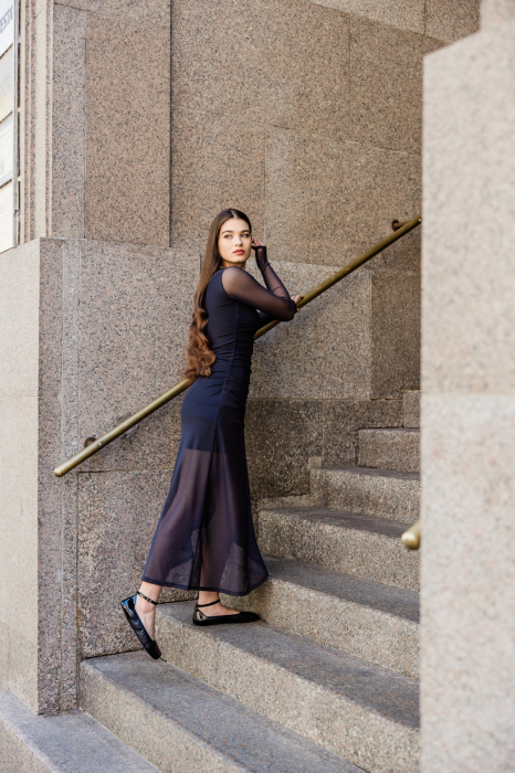 Balerini barefoot SHAPEN Tulip 3.0 - Negru [17]