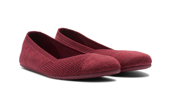 Balerini barefoot XERO SHOES Phoenix Knit – Roșu [3]