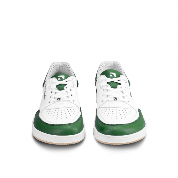 Sneakers barefoot BAREBARICS WAVE - Alb & verde [9]