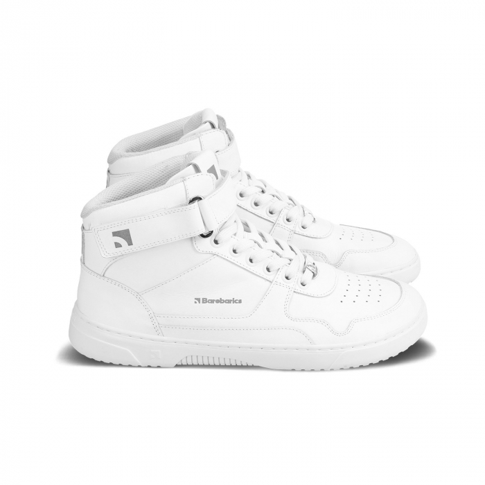Sneakers barefoot BAREBARICS ZING High Top - Alb [9]