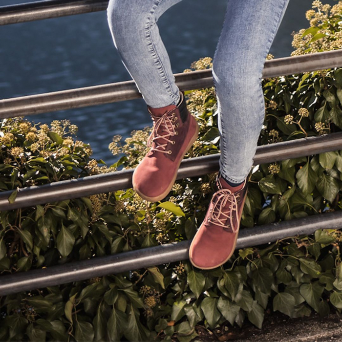 Barefoot Boots Be Lenka Nevada Neo - Burgundy [21]