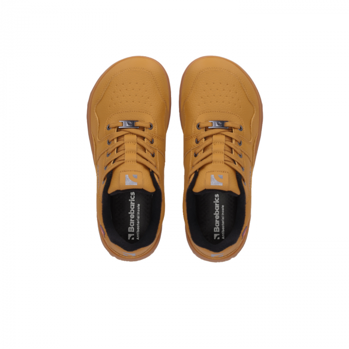Sneakers barefoot iarnă BAREBARICS ZING FROST- Maro caramel [6]