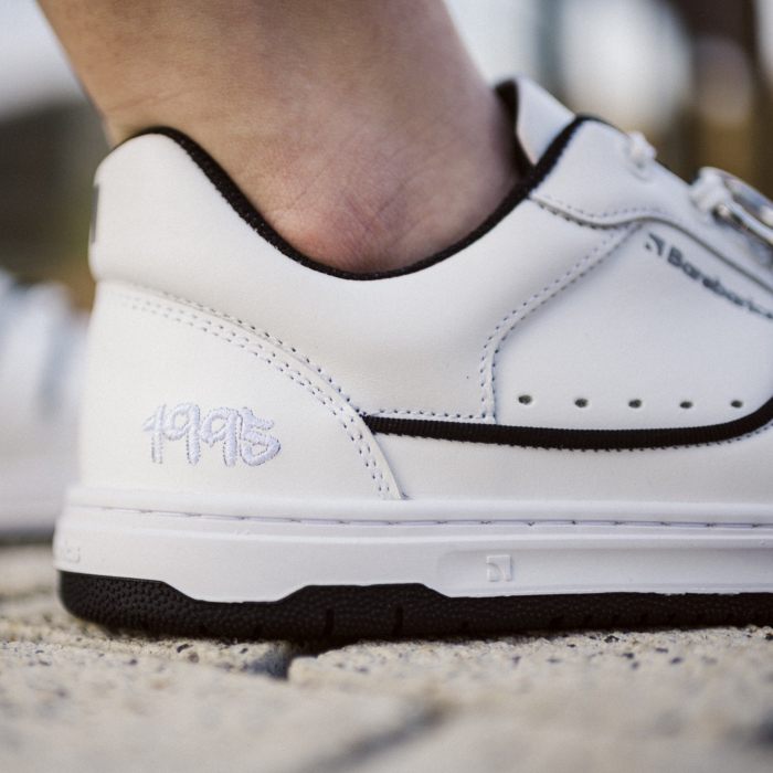 Sneakers barefoot BAREBARICS ARISE - Alb & negru [4]