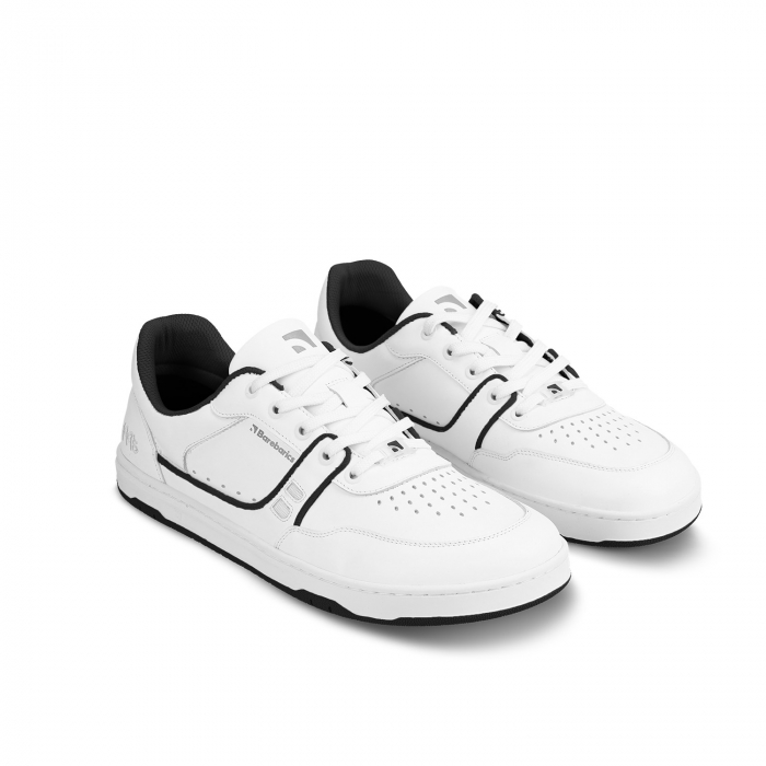Sneakers barefoot BAREBARICS ARISE - Alb & negru [7]