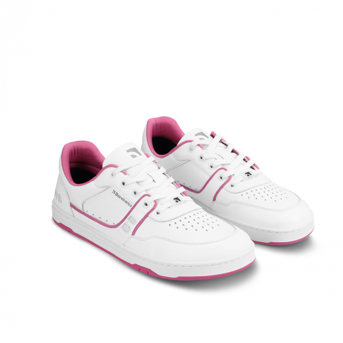Sneakers barefoot BAREBARICS ARISE - Alb & roz [7]