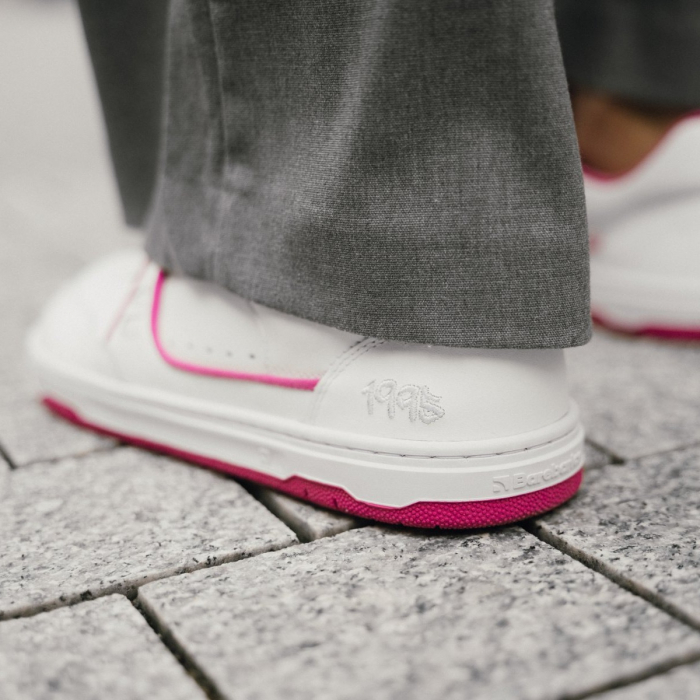 Sneakers barefoot BAREBARICS ARISE - Alb & roz [10]