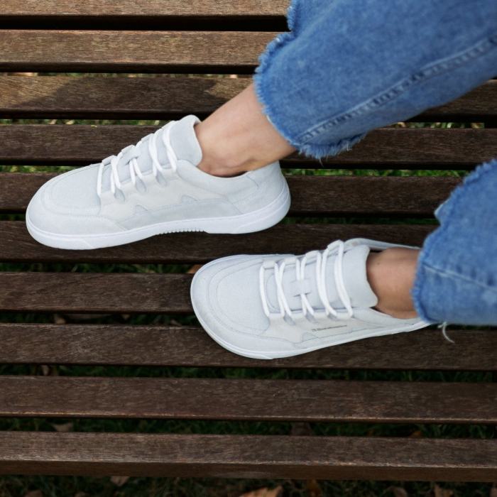 Sneakers barefoot BAREBARICS EVO - Alb cretă [4]