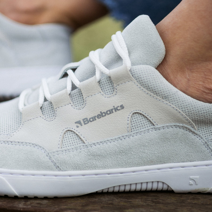 Sneakers barefoot BAREBARICS EVO - Alb cretă [6]