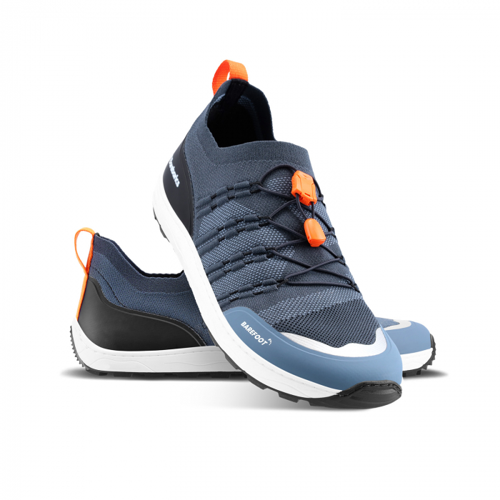 Sneakers Barefoot Barebarics Voyager - Albastru Închis & Alb [4]